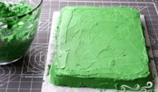 торт франкенштейн на хэллоуин