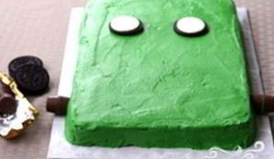 торт франкенштейн на хэллоуин