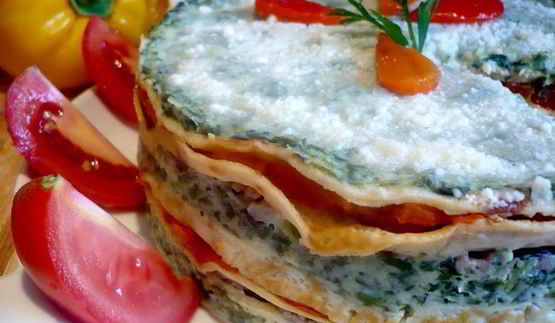 торт из блинчиков с мясом и овощами дай, джим, на счастье лапу мне