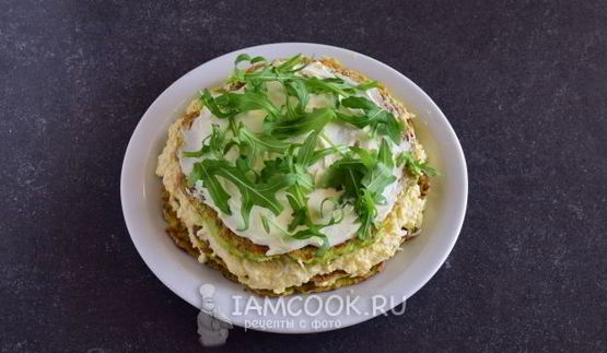 торт из кабачковых блинчиков