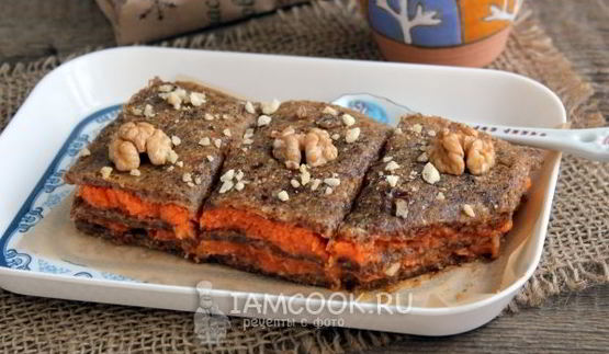 торт из моркови без выпечки