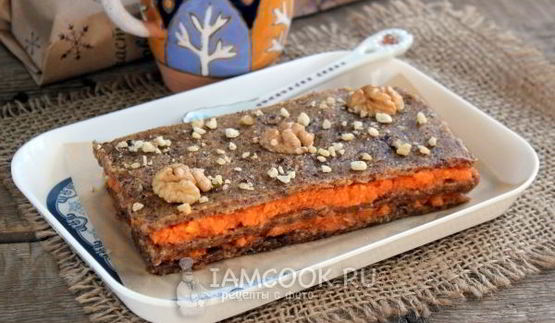 торт из моркови без выпечки