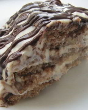 Торт из шоколадных пряников