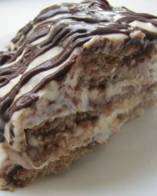 Торт из шоколадных пряников