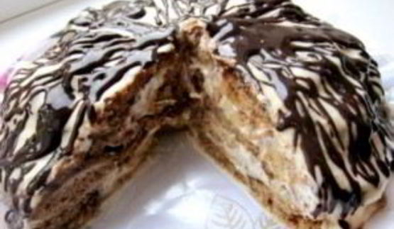 торт из шоколадных пряников