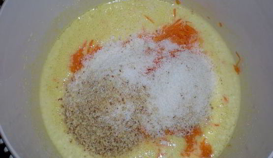 торт из тыквы с кокосом и миндалем