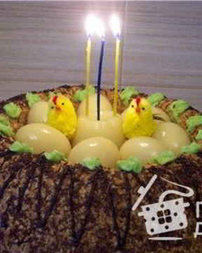 Торт Куриное гнездышко