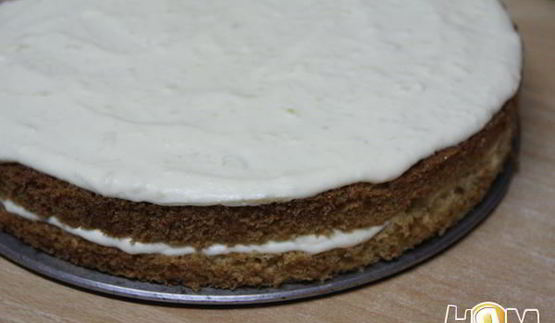 торт лимонный со сливками