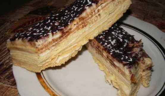 торт медовик со сметанным кремом