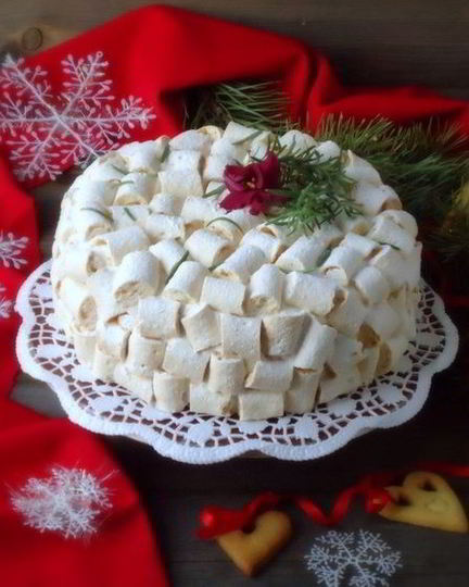 Рецепт торта медового с черничным кремом