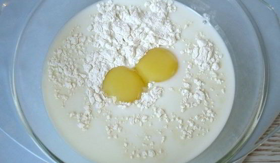 торт медовый с черничным кремом