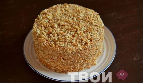 торт на сгущенном молоке