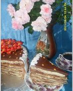 Торт Наполеон и печенье Пальчики из одного теста