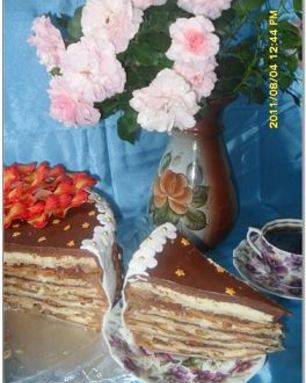 Торт Наполеон и печенье Пальчики из одного теста