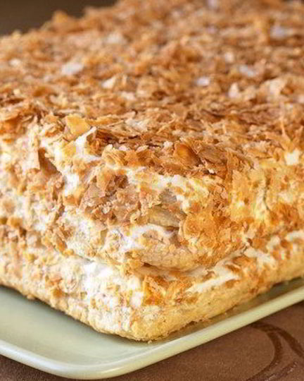 Рецепт торта наполеон из домашнего теста