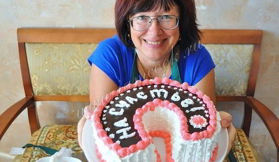 торт подкова на счастье