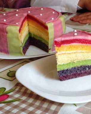 Торт Радуга