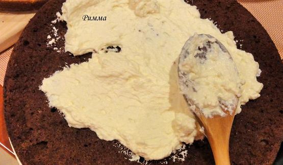 торт с белым и темным шоколадом