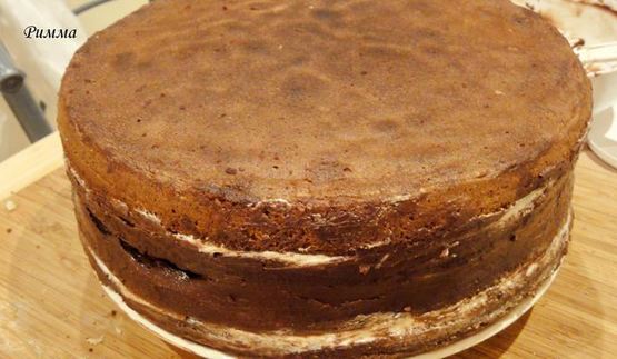 торт с белым и темным шоколадом