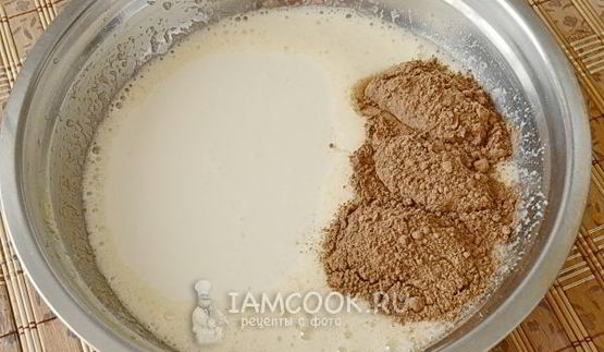 торт с кремом на кефире