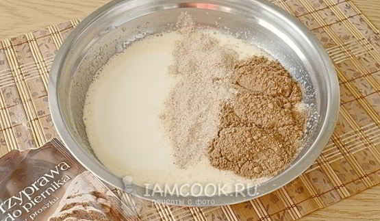 торт с кремом на кефире