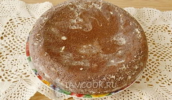 торт с кремом на кефире