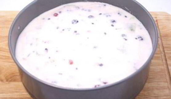 торт самоцветы в снегу