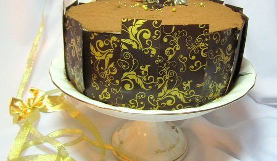 торт шоколадная девочка с пломбирным кремом