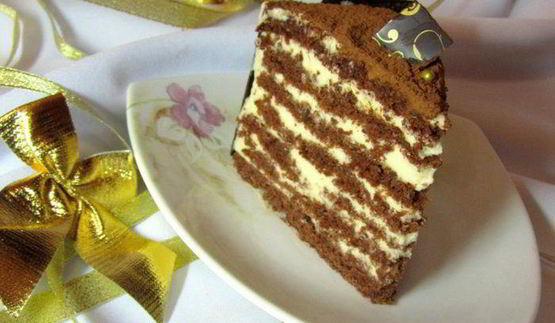 торт шоколадная девочка с пломбирным кремом