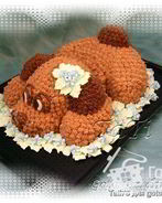 Торт-собачка 3D