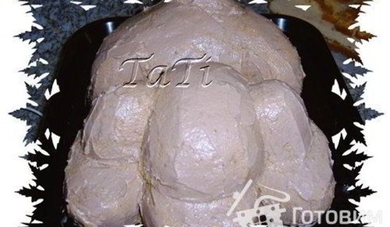 торт-собачка 3d