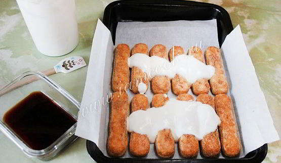 торт тирамису с рикоттой