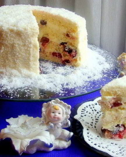 Рецепт торта вишенка в снегу