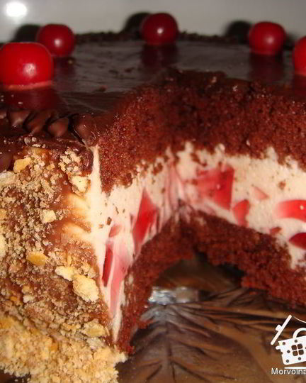 Рецепт торта вишневого закат