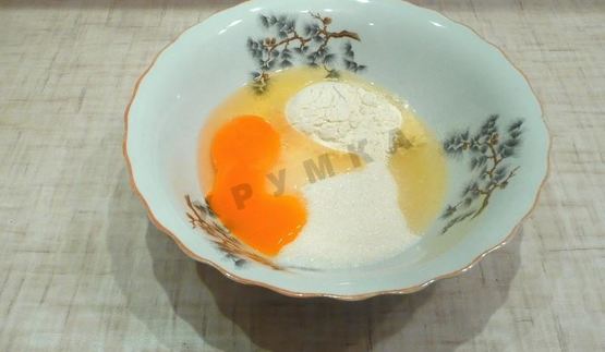 торт вулкан йогуртовый