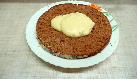 торт вулкан йогуртовый