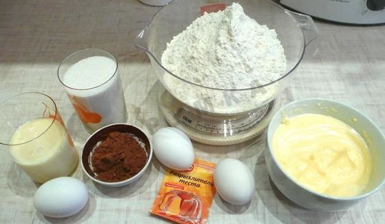 торт вулкан йогуртовый