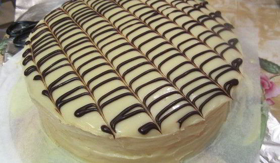 торт эстерхази с заварным кремом