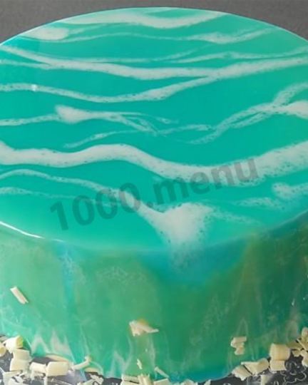 Рецепт цветной зеркальной глазури для торта