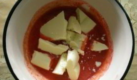 творожно-клубничный торт