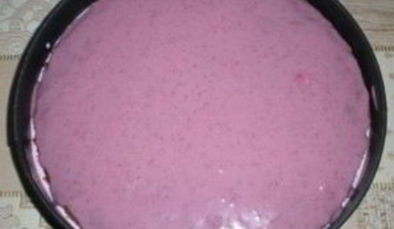 творожно-клубничный торт