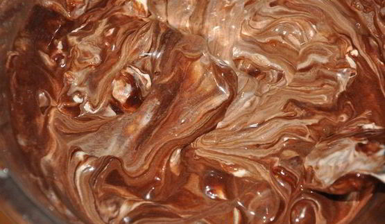 тыквенно-шоколадный торт-купол с малиновым желе