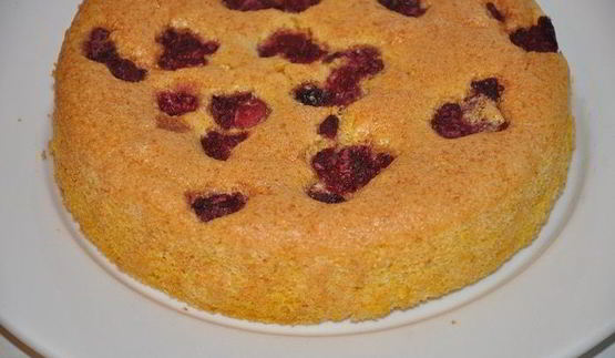 тыквенно-шоколадный торт-купол с малиновым желе