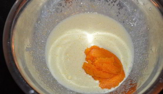 тыквенно-шоколадный торт-купол с малиновым желе