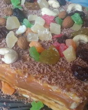 Вафельный торт