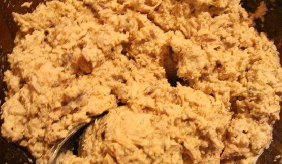 закусочный лососево-сырный торт