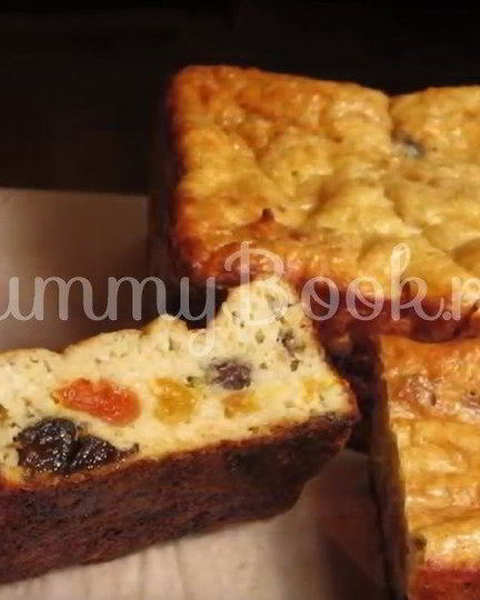 Рецепт выпечки диетической из геркулеса с творогом и сухофруктами