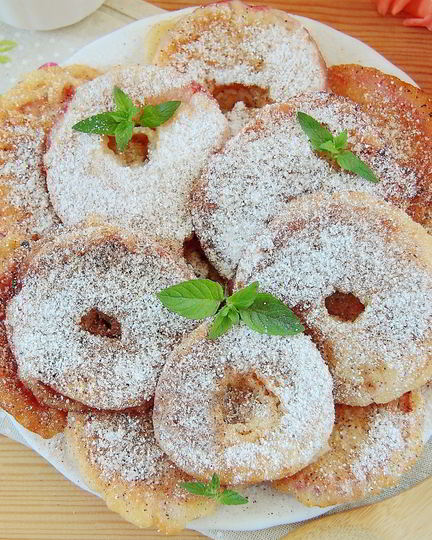 Рецепт яблок в тесте