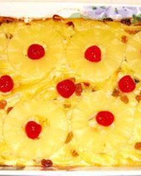 Ананасовый кугель — запеканка из макарон