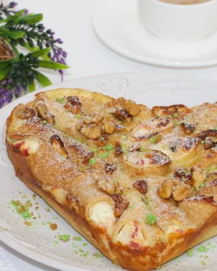 Рецепт блинной запеканки с творогом